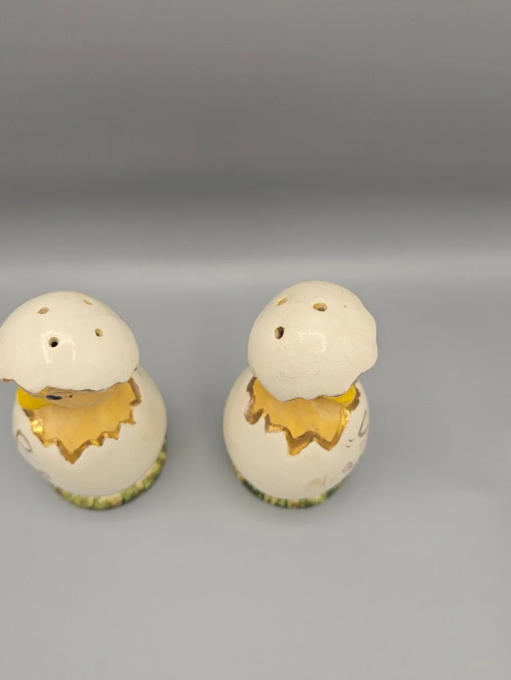Vintage Ceramic Duck Salt and Pepper Shakers Set